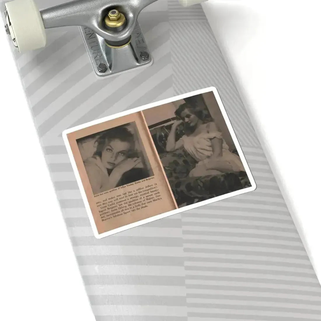 Anita Ekberg #329 - That Girl Anita Pocket Mag. '55 (Vintage Female Icon) STICKER Vinyl Kiss-Cut Decal - The Sticker Space