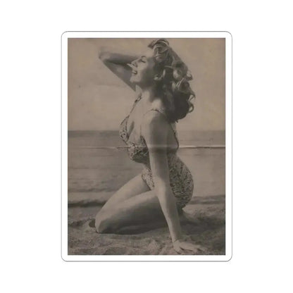 Anita Ekberg #336 - That Girl Anita Pocket Mag. '55 (Vintage Female Icon) STICKER Vinyl Kiss-Cut Decal 4 Inch White - The Sticker Space