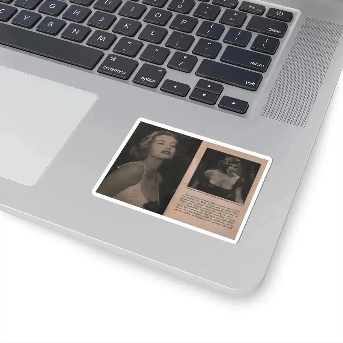 Anita Ekberg #337 - That Girl Anita Pocket Mag. '55 (Vintage Female Icon) STICKER Vinyl Kiss-Cut Decal - The Sticker Space