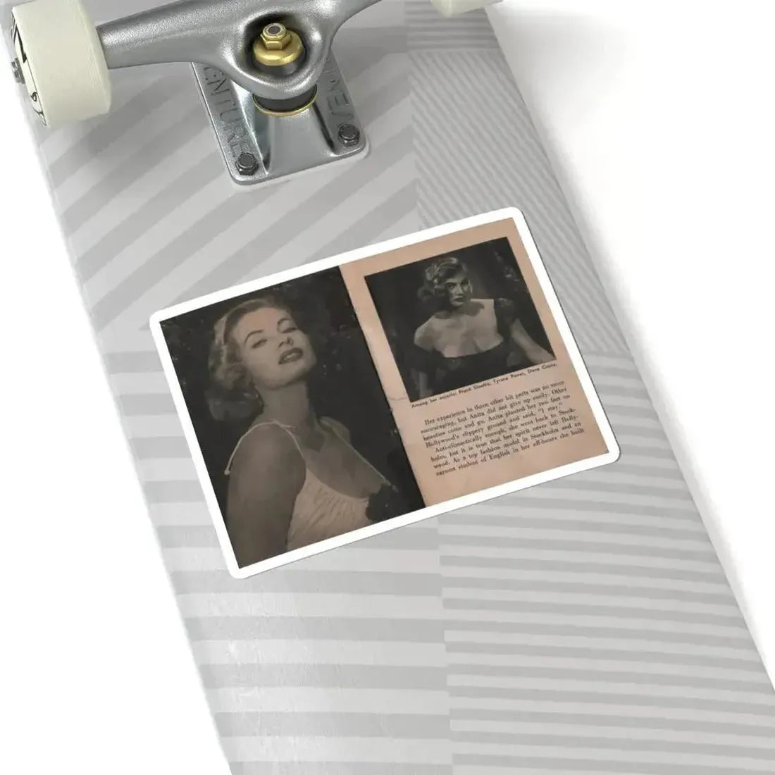 Anita Ekberg #337 - That Girl Anita Pocket Mag. '55 (Vintage Female Icon) STICKER Vinyl Kiss-Cut Decal - The Sticker Space