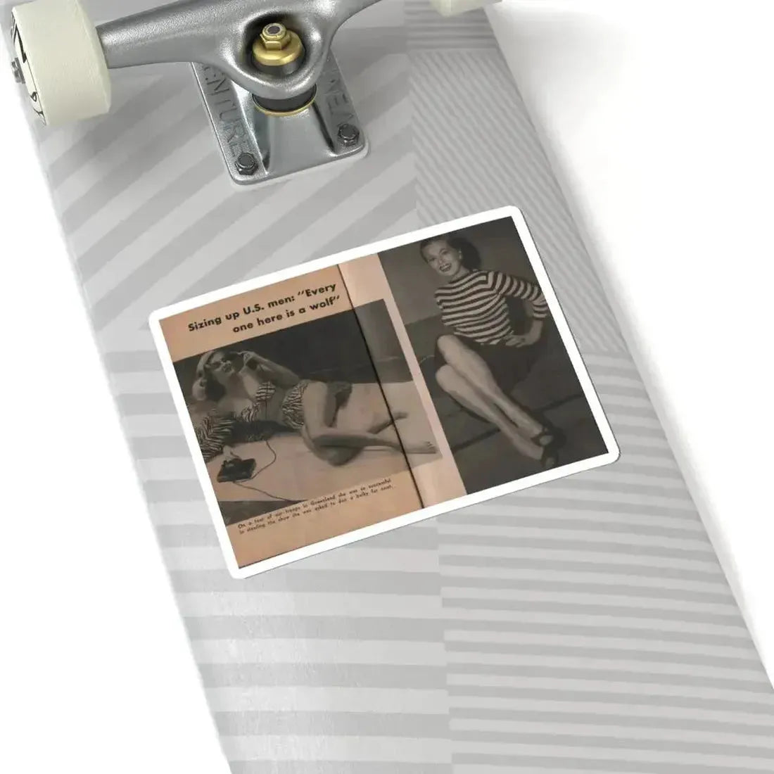 Anita Ekberg #338 - That Girl Anita Pocket Mag. '55 (Vintage Female Icon) STICKER Vinyl Kiss-Cut Decal - The Sticker Space