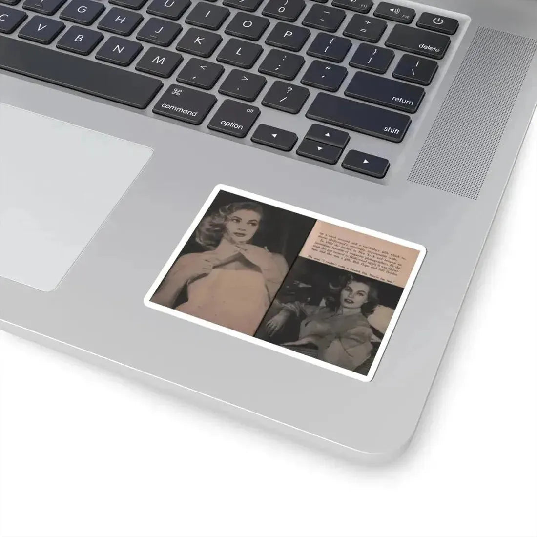 Anita Ekberg #339 - That Girl Anita Pocket Mag. '55 (Vintage Female Icon) STICKER Vinyl Kiss-Cut Decal - The Sticker Space