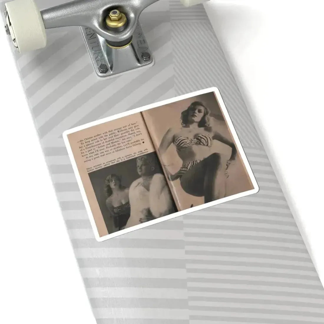 Anita Ekberg #348 - That Girl Anita Pocket Mag. '55 (Vintage Female Icon) STICKER Vinyl Kiss-Cut Decal - The Sticker Space