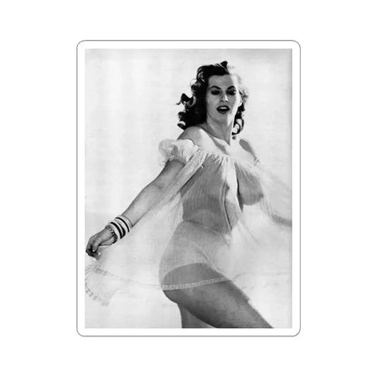 Anita Ekberg #361 - See through top (Vintage Female Icon) STICKER Vinyl Kiss-Cut Decal 6 Inch White - The Sticker Space