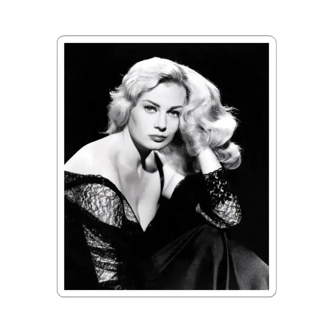 Anita Ekberg #382 (Vintage Female Icon) STICKER Vinyl Kiss-Cut Decal 4 Inch White - The Sticker Space