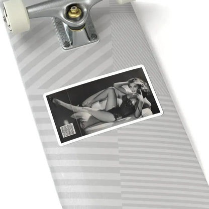 Anita Ekberg #390 - Femme Fatales Mag. Aug. '98 - 1 B&W Centerfold Photo (Vintage Female Icon) STICKER Vinyl Kiss-Cut Decal - The Sticker Space