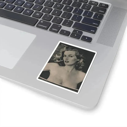 Anita Ekberg #393 - Fabulous Females Mag. Issue #1 '55 - 1 B&W Photo (Vintage Female Icon) STICKER Vinyl Kiss-Cut Decal - The Sticker Space