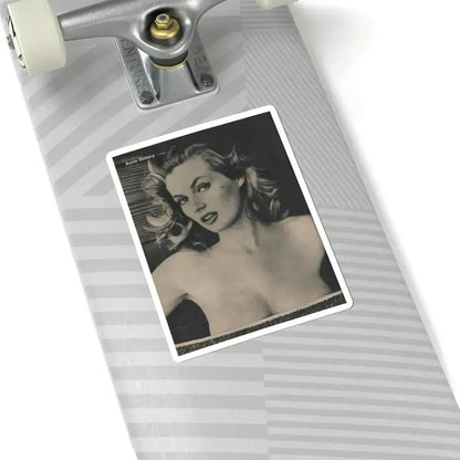 Anita Ekberg #393 - Fabulous Females Mag. Issue #1 '55 - 1 B&W Photo (Vintage Female Icon) STICKER Vinyl Kiss-Cut Decal - The Sticker Space
