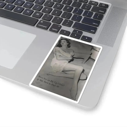 Anita Ekberg #400 - PHOTO Digest Mag. Nov. '55 - Inside of Cover 1 B&W Pic (Vintage Female Icon) STICKER Vinyl Kiss-Cut Decal - The Sticker Space