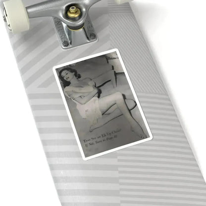 Anita Ekberg #400 - PHOTO Digest Mag. Nov. '55 - Inside of Cover 1 B&W Pic (Vintage Female Icon) STICKER Vinyl Kiss-Cut Decal - The Sticker Space