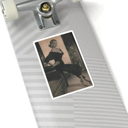 Anita Ekberg #410 - EYE Digest Mag. Nov. '53 - 1 Page & 1 B&W Photo (Vintage Female Icon) STICKER Vinyl Kiss-Cut Decal - The Sticker Space