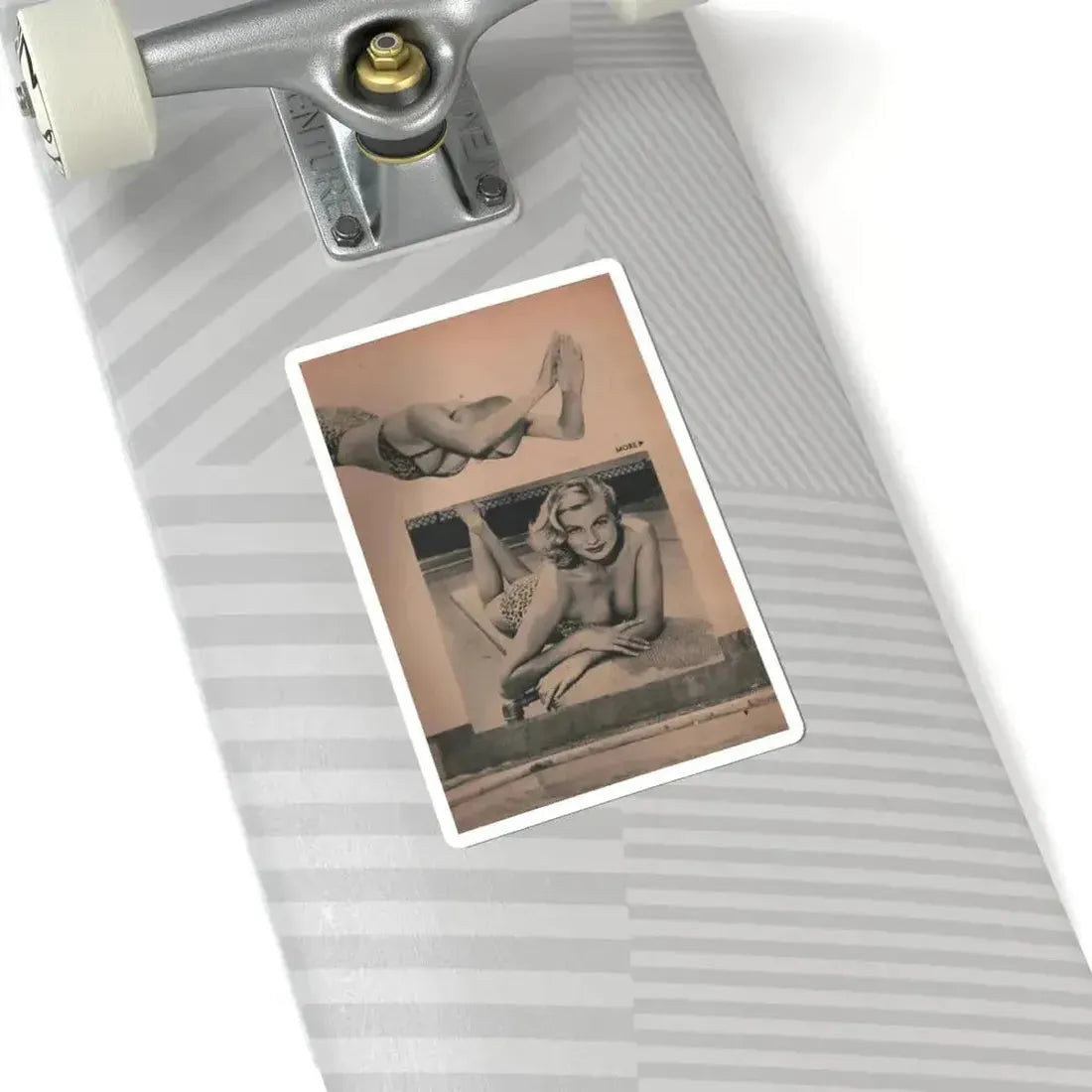 Anita Ekberg #422 - EYE Digest Mag. Jan. '54 - 1 Page & 1 B&W Photo (Vintage Female Icon) STICKER Vinyl Kiss-Cut Decal - The Sticker Space