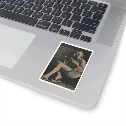 Anita Ekberg #435 - PHOTO Digest March '55 - 1 Pages, 1 B&W Photo & Caption (Vintage Female Icon) STICKER Vinyl Kiss-Cut Decal - The Sticker Space