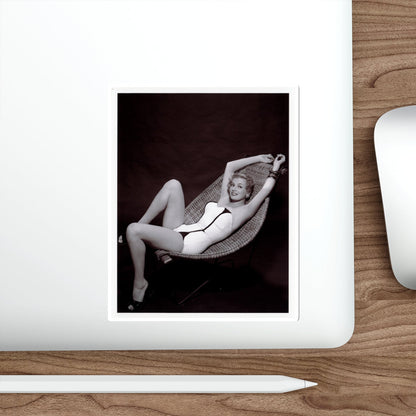 Anita Ekberg #451 - 8x10 B&W Pin-Up Photo HQ Re-Print (Vintage Female Icon) STICKER Vinyl Die-Cut Decal-The Sticker Space