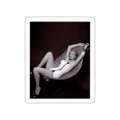 Anita Ekberg #451 - 8x10 B&W Pin-Up Photo HQ Re-Print (Vintage Female Icon) STICKER Vinyl Die-Cut Decal-White-The Sticker Space