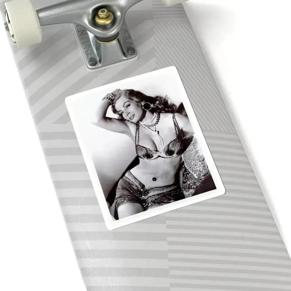 Anita Ekberg #452 - 8x10 B&W Glamour Movie Photo HQ Re-Print (Vintage Female Icon) STICKER Vinyl Kiss-Cut Decal - The Sticker Space