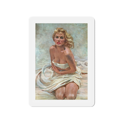 Anita Ekberg, Esquire, 1955 (Magazine Illustration) Refrigerator Magnet-3" x 3"-The Sticker Space