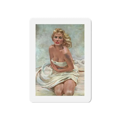 Anita Ekberg, Esquire, 1955 (Magazine Illustration) Refrigerator Magnet 5 Inch - The Sticker Space