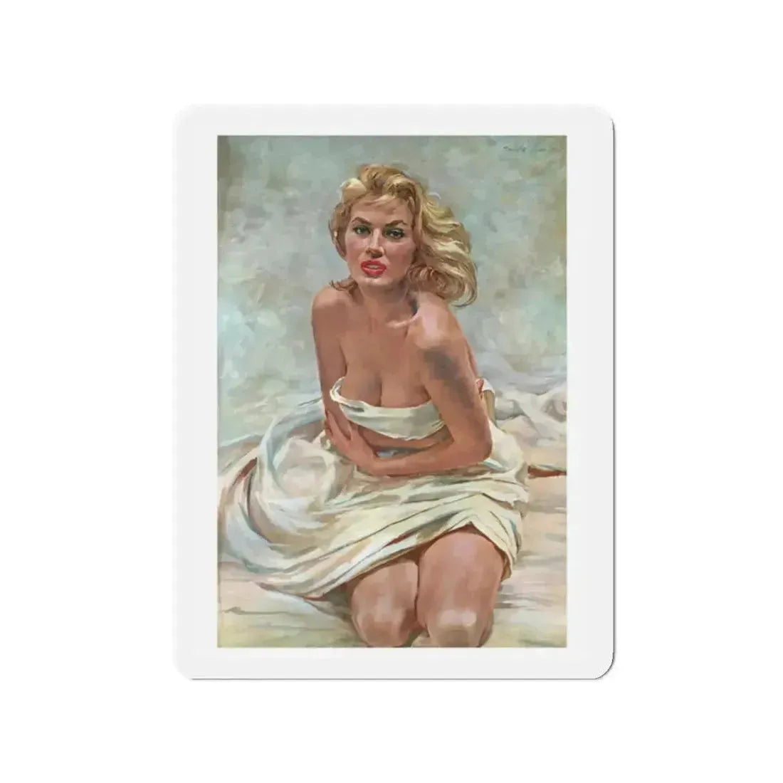 Anita Ekberg, Esquire, 1955 (Magazine Illustration) Refrigerator Magnet - The Sticker Space