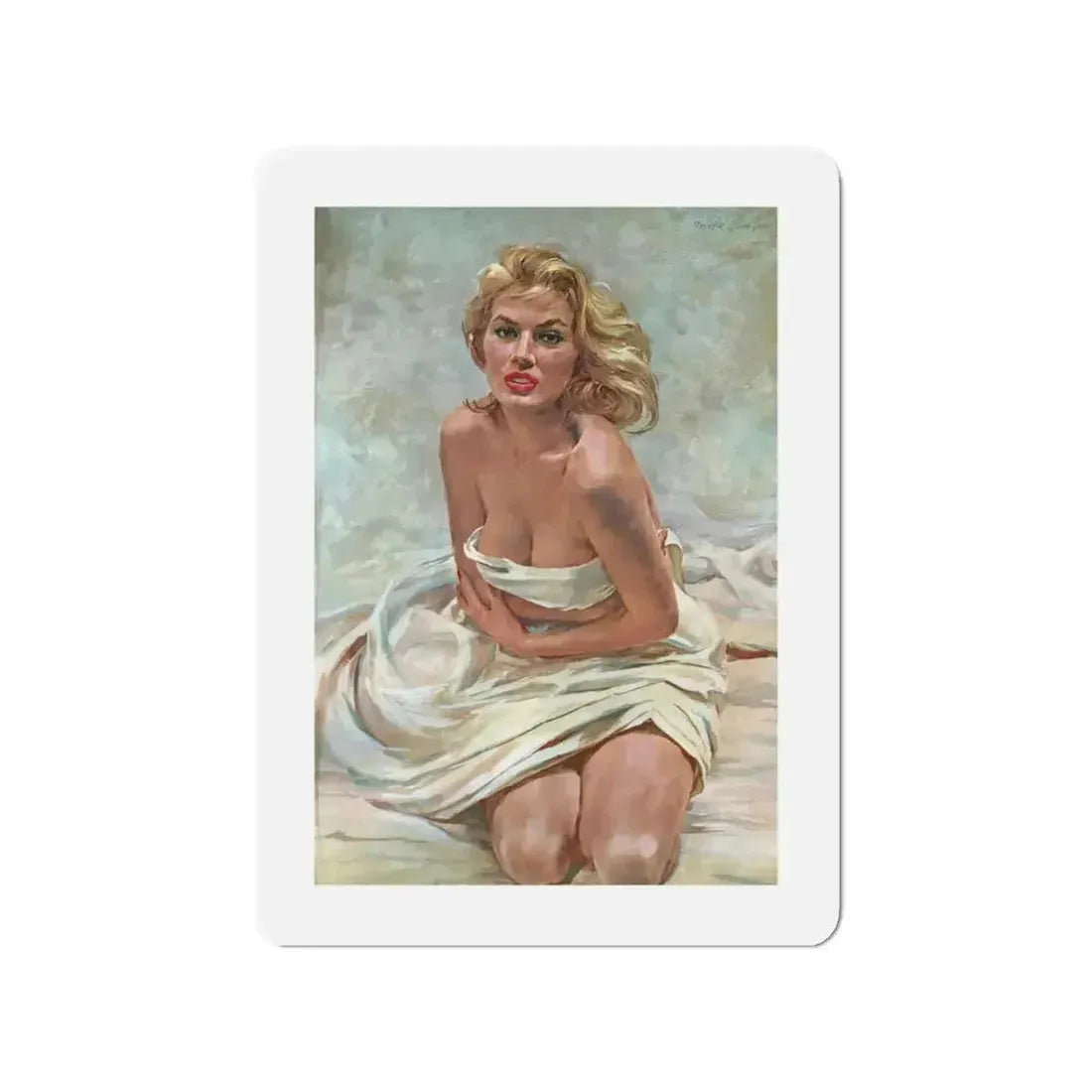 Anita Ekberg, Esquire, 1955 (Magazine Illustration) Refrigerator Magnet - The Sticker Space