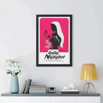 ANITA SWEDISH NYMPHET 1973 - Framed Movie Poster - The Sticker Space