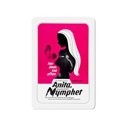ANITA SWEDISH NYMPHET 1973 Movie Poster - Refrigerator Magnet 3 Inch - The Sticker Space