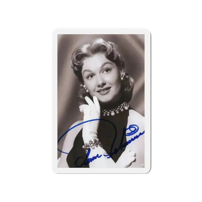 Ann Robinson #42 - 4x6 B&W Signed Glamour Head & Shoulder Photo (Vintage Female Icon) Refrigerator Magnet 4 Inch Die-Cut - The Sticker Space