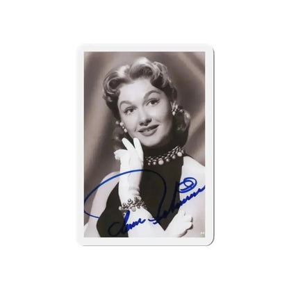 Ann Robinson #42 - 4x6 B&W Signed Glamour Head & Shoulder Photo (Vintage Female Icon) Refrigerator Magnet - The Sticker Space