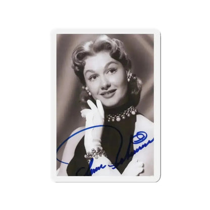 Ann Robinson #42 - 4x6 B&W Signed Glamour Head & Shoulder Photo (Vintage Female Icon) Refrigerator Magnet - The Sticker Space
