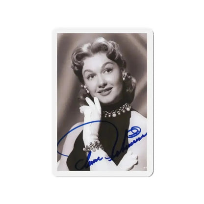 Ann Robinson #42 - 4x6 B&W Signed Glamour Head & Shoulder Photo (Vintage Female Icon) Refrigerator Magnet - The Sticker Space
