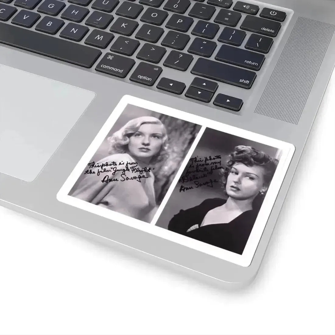 Ann Savage #30 (Vintage Female Icon) STICKER Vinyl Kiss-Cut Decal - The Sticker Space