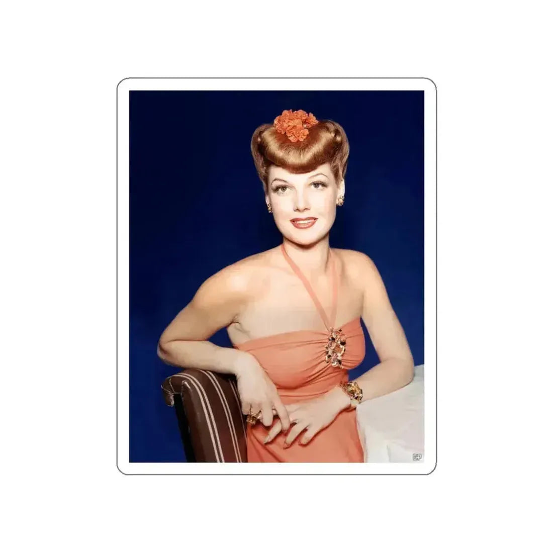 Ann Sheridan #193 (Vintage Female Icon) STICKER Vinyl Die-Cut Decal White Die-Cut 6 Inch - The Sticker Space