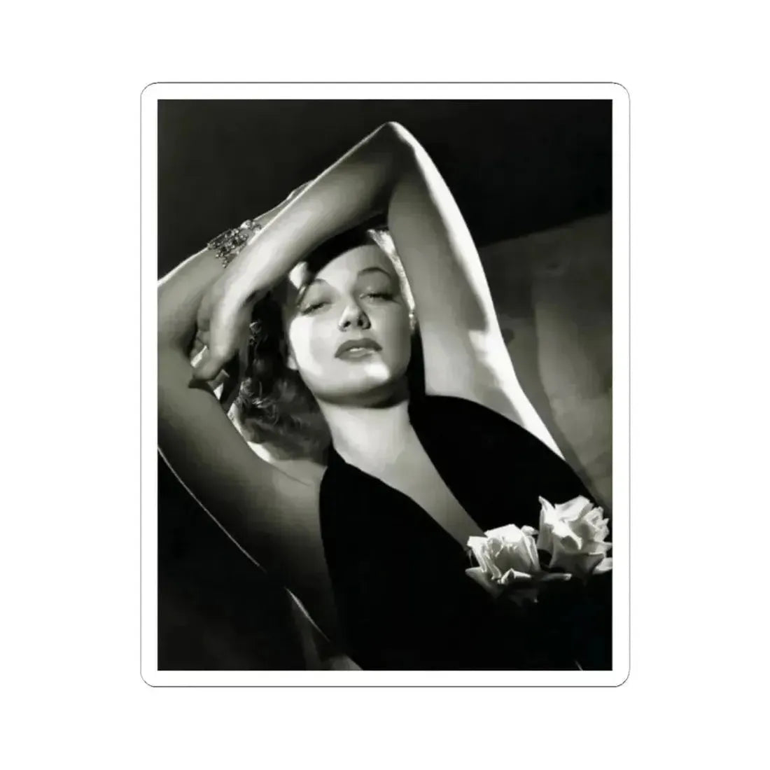 Ann Sheridan #218 (Vintage Female Icon) STICKER Vinyl Kiss-Cut Decal 2 Inch White - The Sticker Space