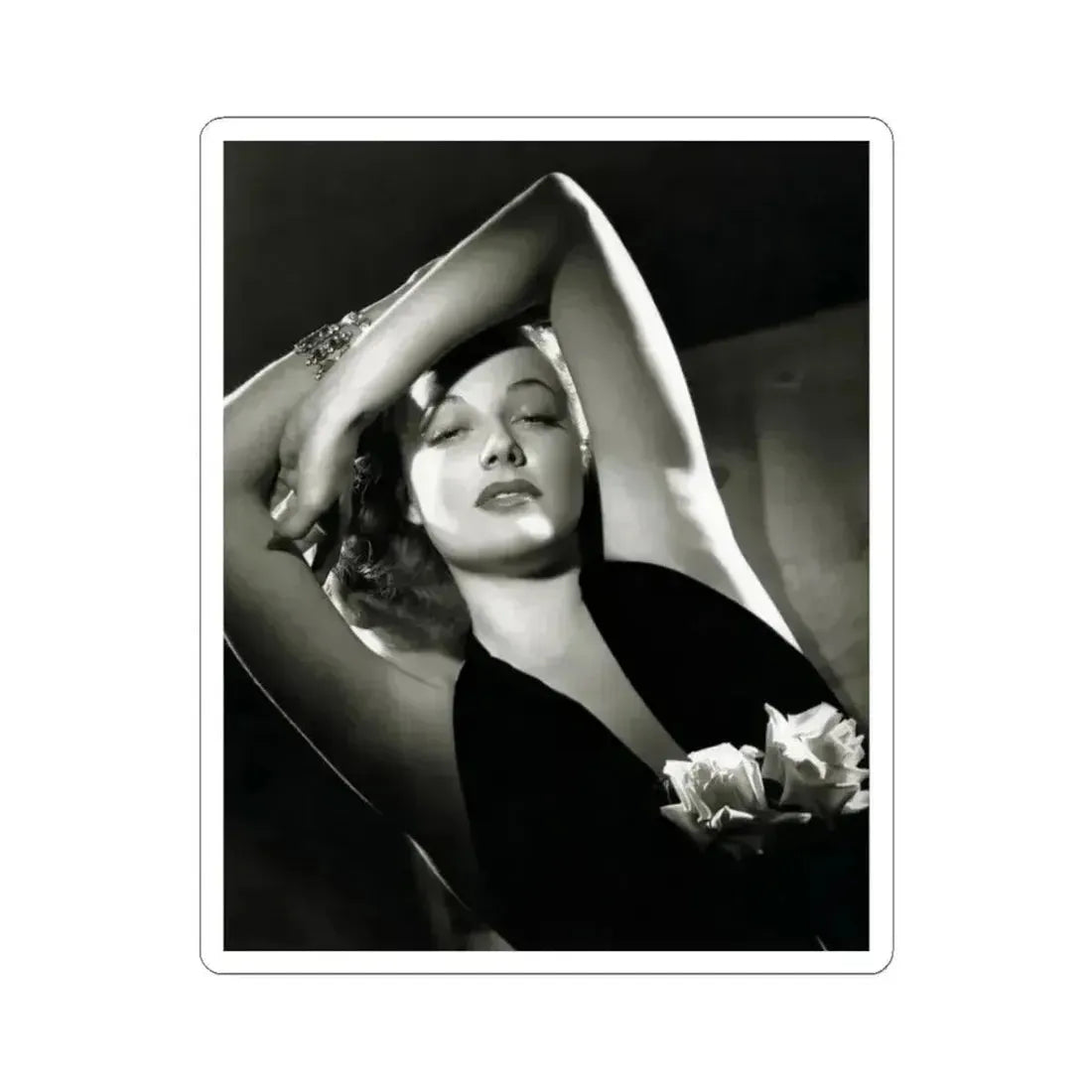 Ann Sheridan #218 (Vintage Female Icon) STICKER Vinyl Kiss-Cut Decal 3 Inch White - The Sticker Space