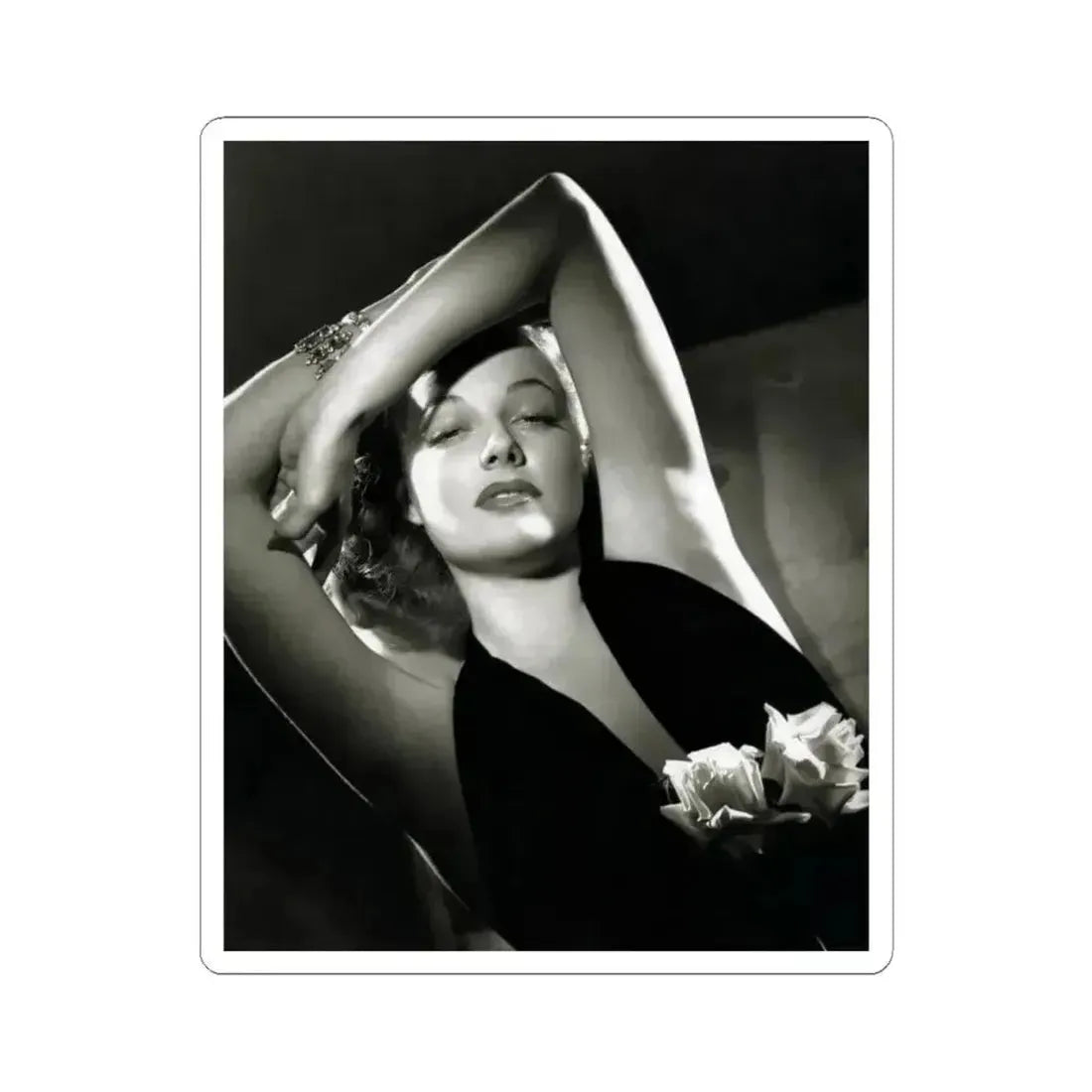 Ann Sheridan #218 (Vintage Female Icon) STICKER Vinyl Kiss-Cut Decal 4 Inch White - The Sticker Space