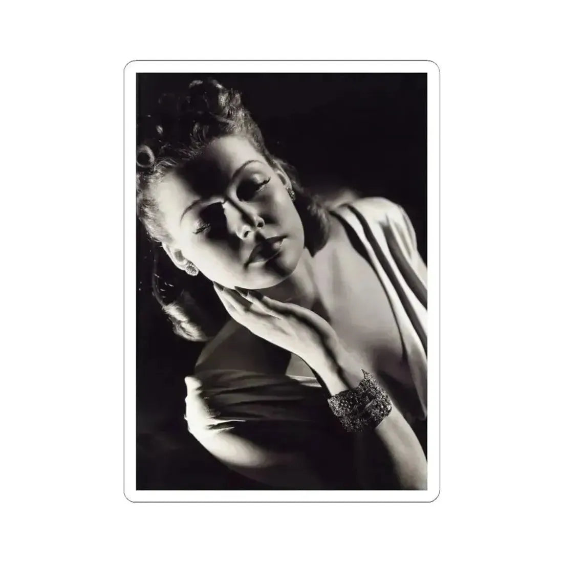 Ann Sheridan #220 (Vintage Female Icon) STICKER Vinyl Kiss-Cut Decal 4 Inch White - The Sticker Space