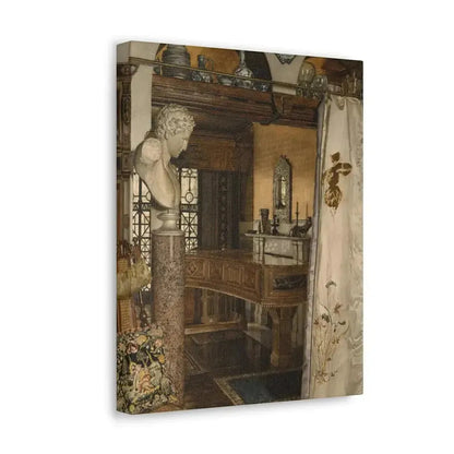 Anna Alma-Tadema (1867-1943) Interior of the Gold Room, Townshend House - Canvas Wall Art - The Sticker Space