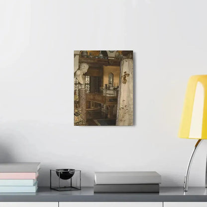 Anna Alma-Tadema (1867-1943) Interior of the Gold Room, Townshend House - Canvas Wall Art - The Sticker Space