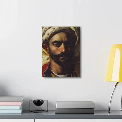 Anne-Louis Girodet de Roussy-Trioson (1767-1824) Portrait de Mustapha 1819 - Canvas Wall Art - The Sticker Space