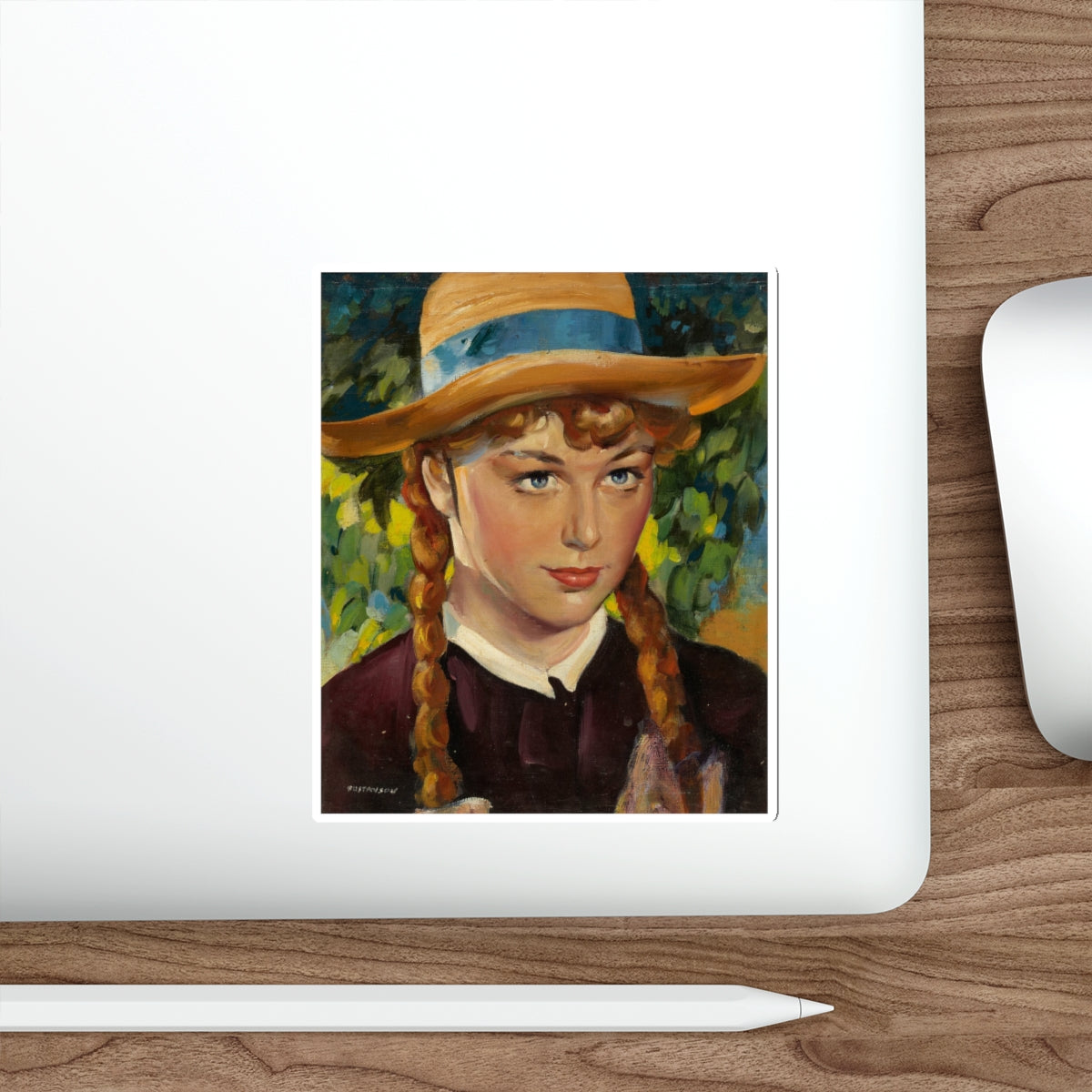 Anne of Green Gables, movie promotion illustration (Magazine Illustration) STICKER Vinyl Die-Cut Decal-The Sticker Space