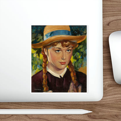 Anne of Green Gables, movie promotion illustration (Magazine Illustration) STICKER Vinyl Die-Cut Decal-The Sticker Space