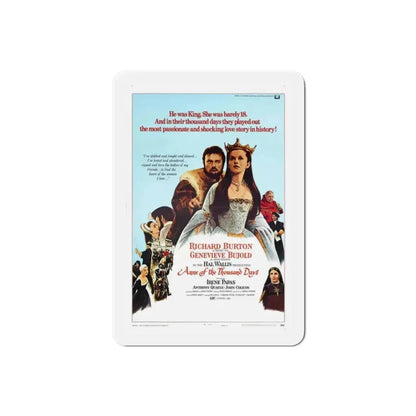 Anne of the Thousand Days 1969 Movie Poster Refrigerator Magnet 2 Inch - The Sticker Space