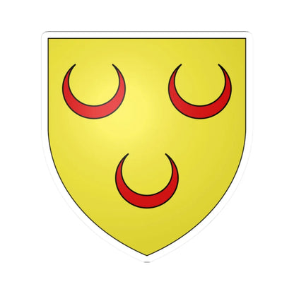 Anneux d 1 (France) (Coat of Arms) STICKER Vinyl Kiss-Cut Decal 2 Inch White - The Sticker Space