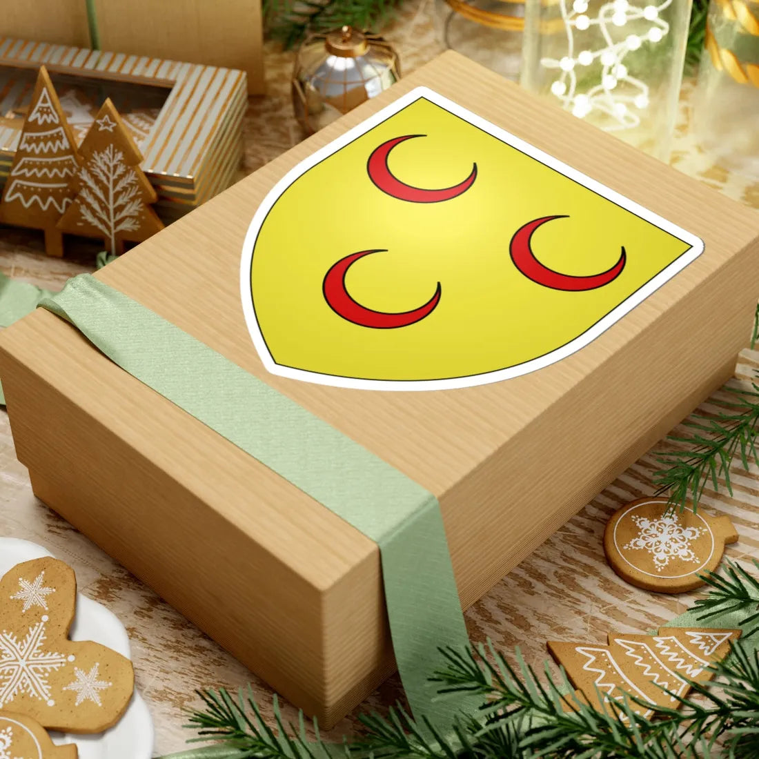 Anneux d 1 (France) (Coat of Arms) STICKER Vinyl Kiss-Cut Decal - The Sticker Space