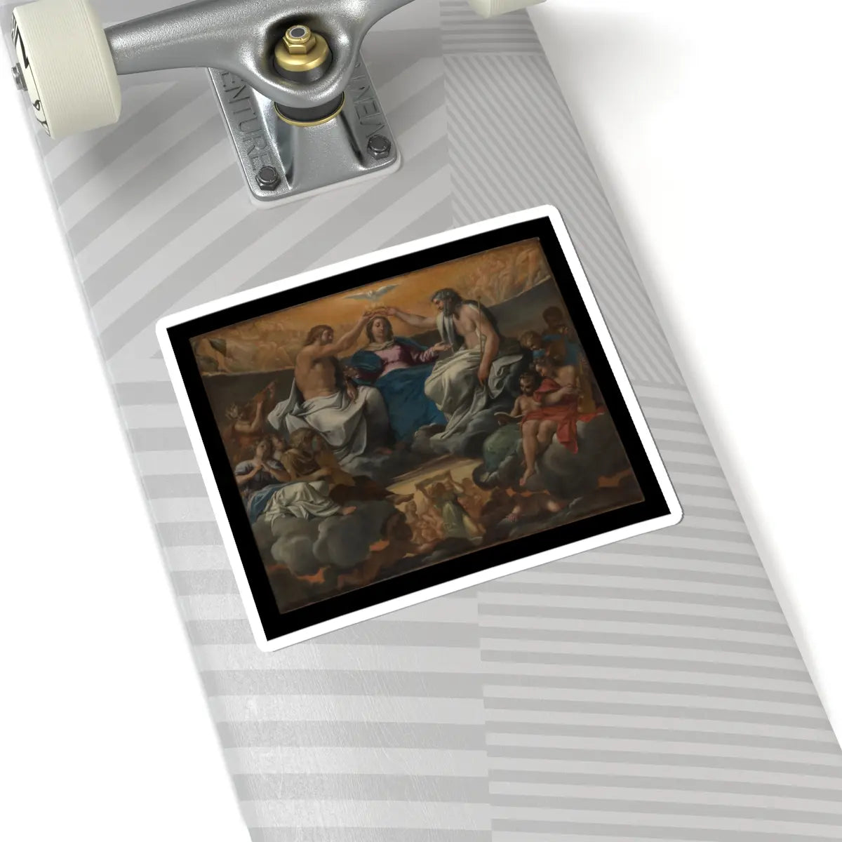 SKU:TSS-STICK-NNBCRR-6X6-5 Sizes:6" × 6" Types:White