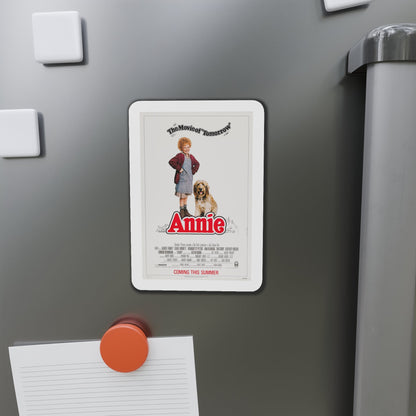 Annie 1982 Movie Poster Die-Cut Magnet-The Sticker Space