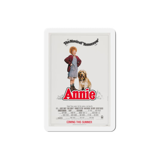 Annie 1982 Movie Poster Die-Cut Magnet-2" x 2"-The Sticker Space