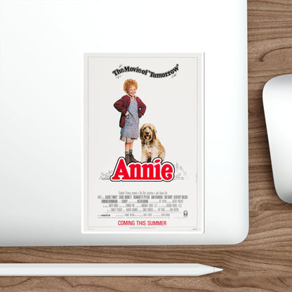 Annie 1982 Movie Poster STICKER Vinyl Die-Cut Decal-The Sticker Space