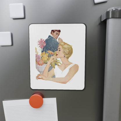 Anniversary Quarrel by Marnie Ellington, Woman's Own magazine, 1957 (Magazine Illustration) Refrigerator Magnet-The Sticker Space