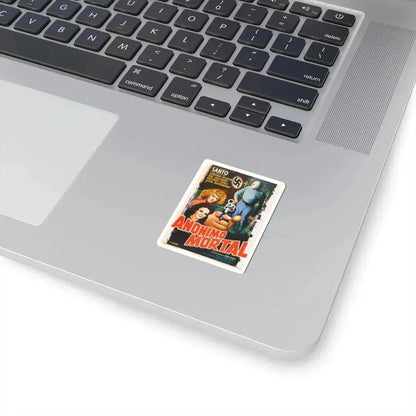 ANONIMOUS DEATH MESSAGE (SANTO) 1975 Movie Poster - STICKER Vinyl Kiss-Cut Decal - The Sticker Space